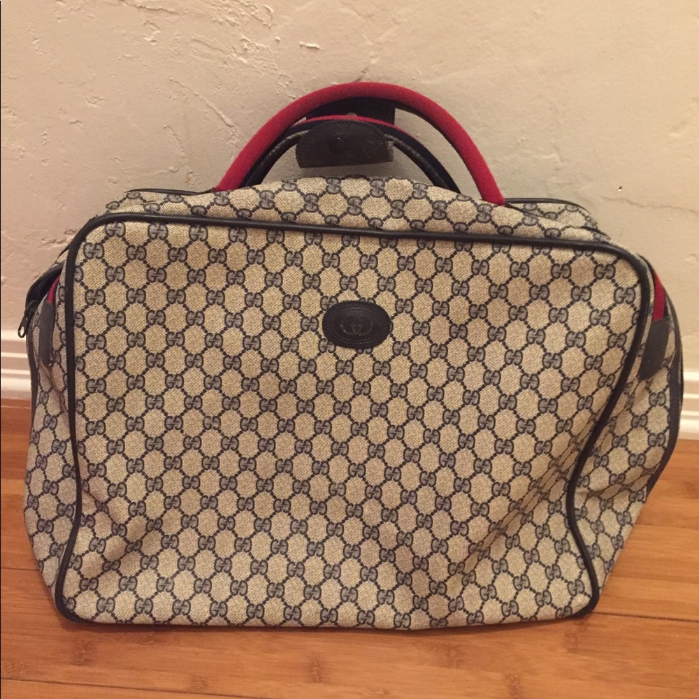 Vintage Gucci luggage/suitcase/weekender/travel